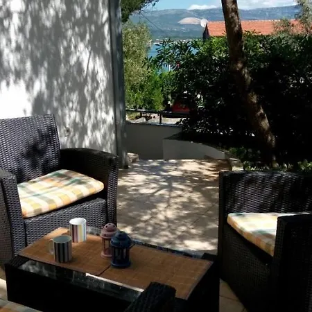 A 4 With Patio & Sea View Close To The * Trogir